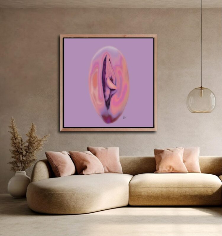 Vulva Portrait Art