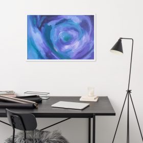 Paua - Framed Matte Paper Poster