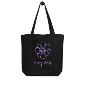Shop Art 47 Alternative View Of Hurry Slowly Flower Eco Tote Bag